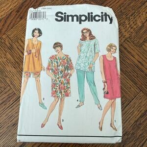 VINTAGE 90S SIMPLICITY 7723 18W-24W WOMENS DRESS & PANTS PATTERN UNCUT